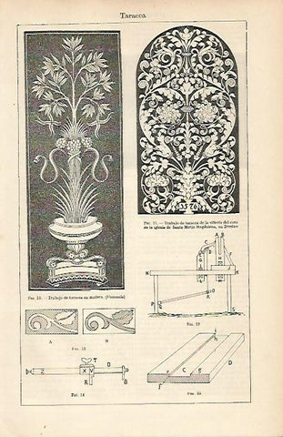 LAMINA ESPASA 6485: Taracea