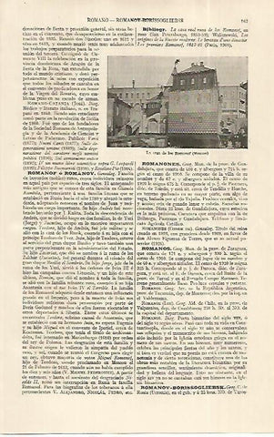 LAMINA ESPASA 19213: Casa de los Romanov en Moscu