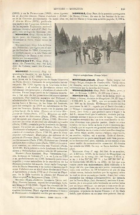 LAMINA ESPASA 8541: Monghelimas ( Congo)