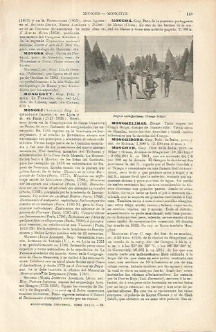 LAMINA ESPASA 8541: Monghelimas ( Congo)