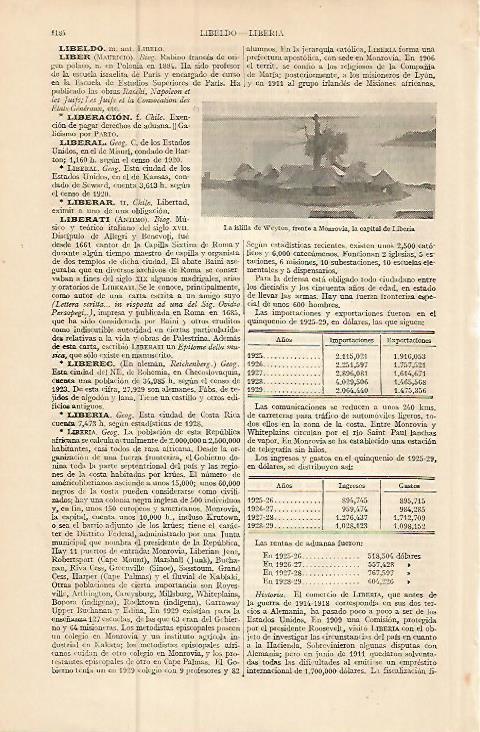 LAMINA ESPASA 9319: Isla de Weyton en Monrovia Liberia