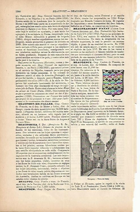LAMINA ESPASA 9858: Torre del Reloj de Beaugency Francia