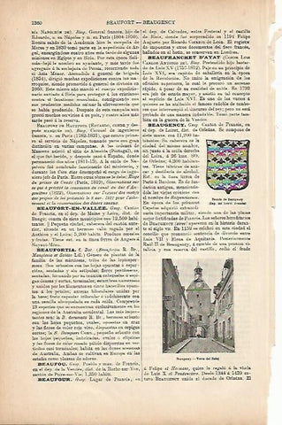 LAMINA ESPASA 9858: Torre del Reloj de Beaugency Francia