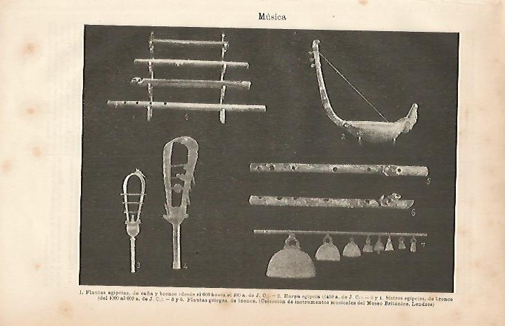LAMINA ESPASA 10423: Flautas del antiguo Egipto y Grecia