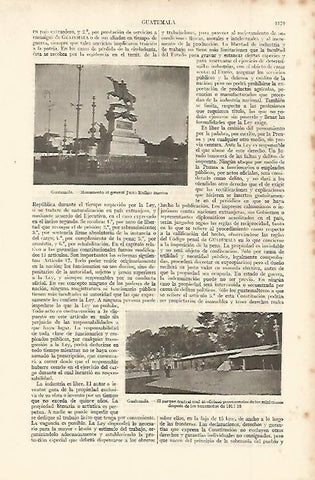 LAMINA ESPASA 11394: Vistas de Guatemala
