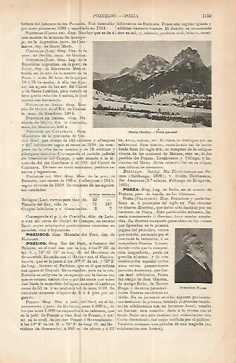 LAMINA ESPASA 10624: Vista de Pozza Italia