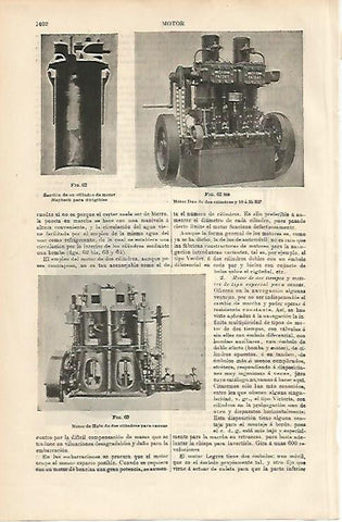 LAMINA ESPASA 8844: Motor Dan de dos cilindros