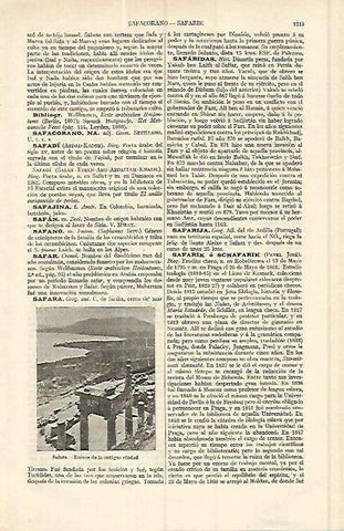 LAMINA ESPASA 17137: Ruinas de Safara Sicilia