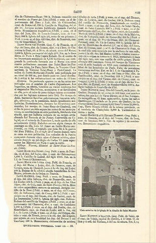 LAMINA ESPASA 17204: Abadia de Saint Maurice