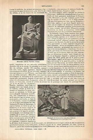 LAMINA ESPASA 17776: Menandro 