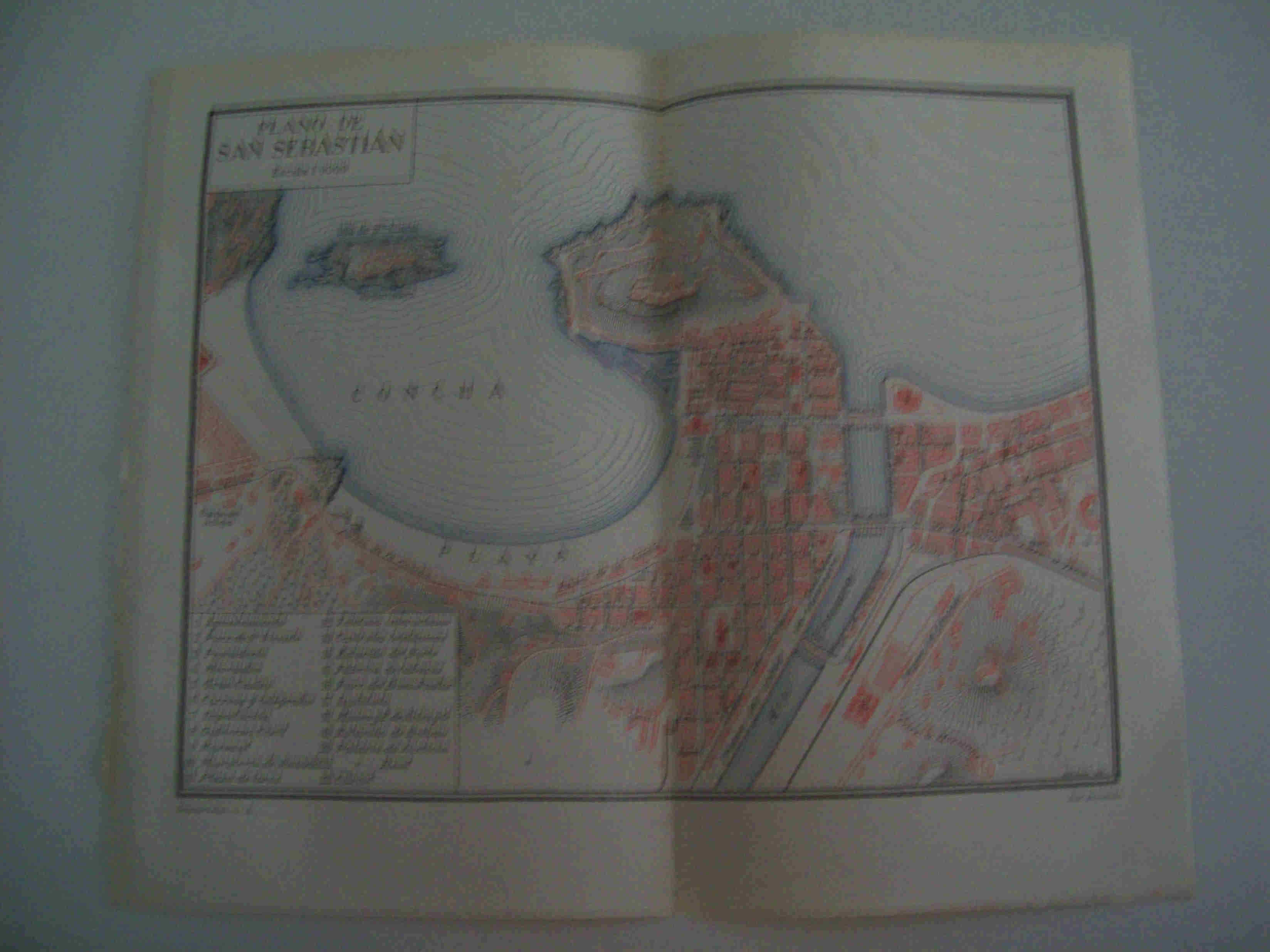 LAMINA ESPASA 18383: Plano de San Sebastian