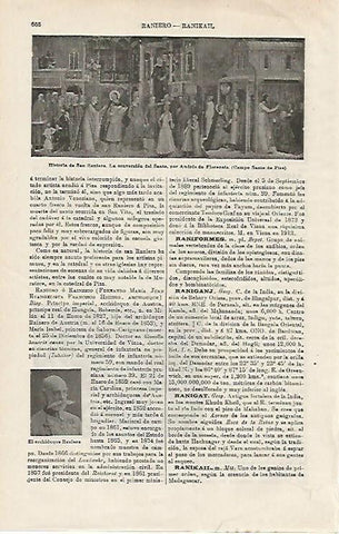 LAMINA ESPASA 15960: Historia de San Rainero la conversion del santo