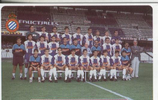 Cromos: Super Futbol liga 96: R.C.D.Espanyol: Foto plantilla