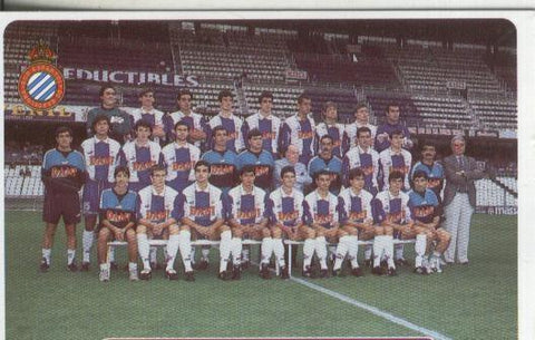 Cromos: Super Futbol liga 96: R.C.D.Espanyol: Foto plantilla