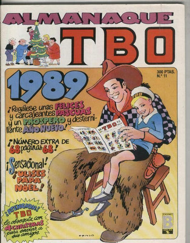 TBO de Ediciones B numero 011: portada de Opisso para numero almanaque NO CONSERVA LOS CHRISTMAS