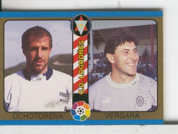 Cromos: Futbol Total Liga 95: Logroñes: Ochotorena y Vergara