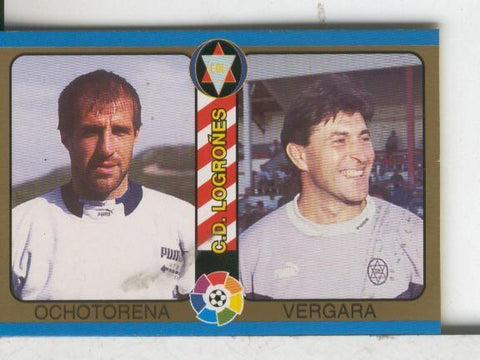 Cromos: Futbol Total Liga 95: Logroñes: Ochotorena y Vergara