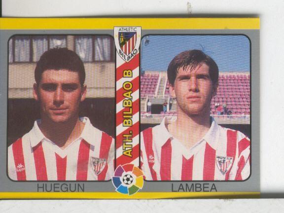 Cromos: Futbol Total Liga 95: Bilbao: Huegun y Lambea