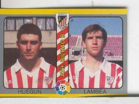 Cromos: Futbol Total Liga 95: Bilbao: Huegun y Lambea