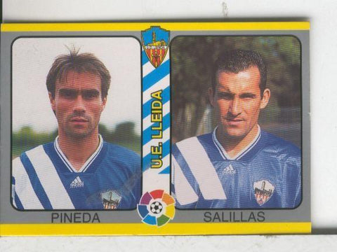 Cromos: Futbol Total Liga 95: Lleida: Pineda y Salillas