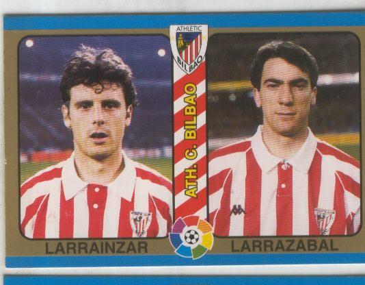 Cromos: Futbol Total Liga 95: Ath.C.Bilbao numero 039: Larrainzar y Larrazabal