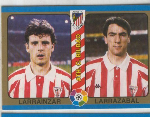 Cromos: Futbol Total Liga 95: Ath.C.Bilbao numero 039: Larrainzar y Larrazabal