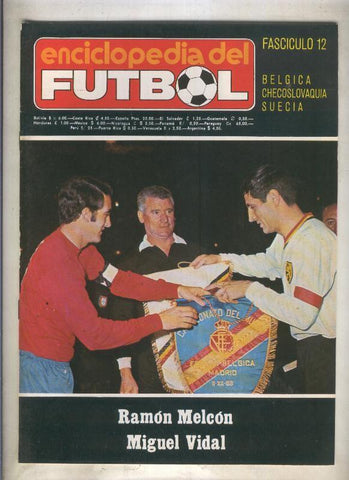 Enciclopedia del Futbol numero 12: Belgica, Checoslovaquia, Suecia