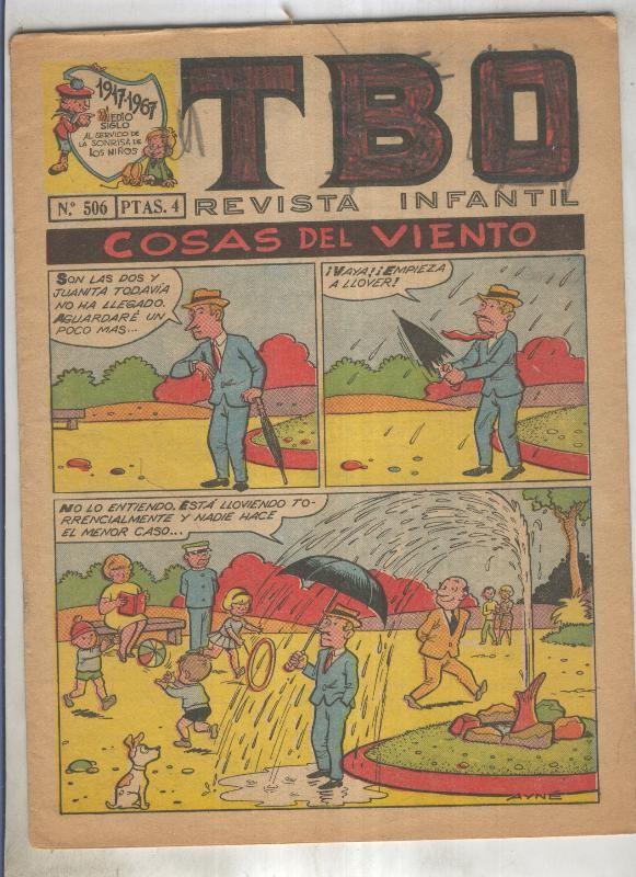 TBO numero 506: Cosas del viento (Ayne) , (numerado 1 en trasera)