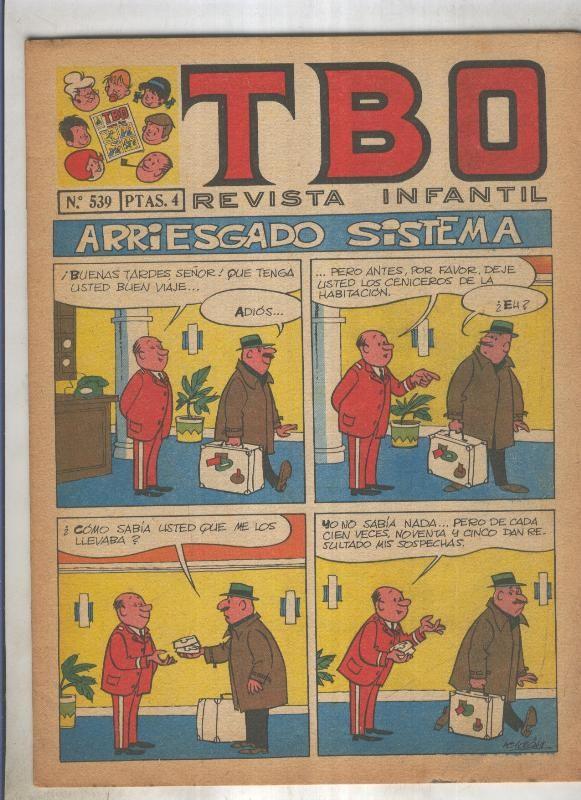 TBO numero 539: Arriesgado sistema (Roldan), (numerado 2 en trasera)