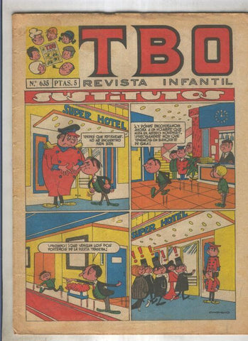 TBO numero 635: Sustitutos (Moreno), (numerado 2 en trasera)
