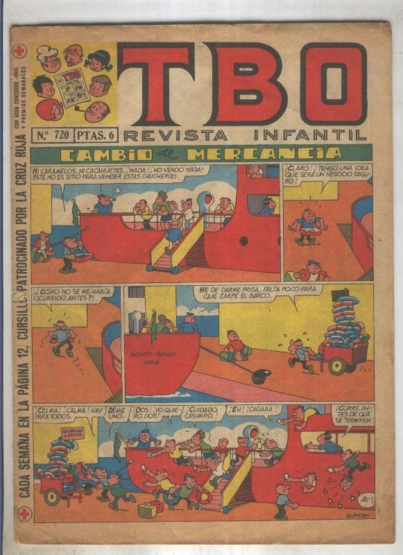 TBO numero 720: Cambio de mercancia (Blanco), (numerado 3 en trasera)