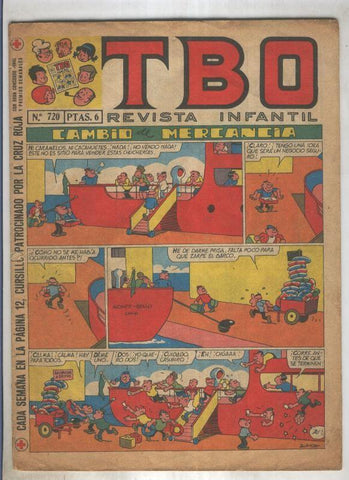 TBO numero 720: Cambio de mercancia (Blanco), (numerado 3 en trasera)