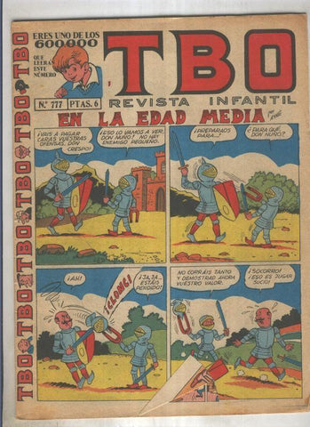 TBO numero 777: En la edad media (Ayne), (numerado 1 en trasera)