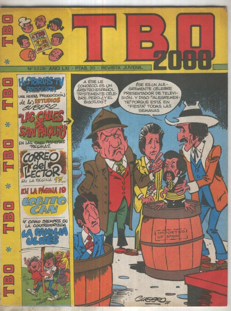TBO 2000 numero 2228: Historias TV por Cubero