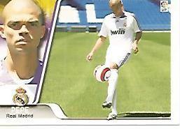 CROMO ALBUM LIGA DE FUTBOL 2007-2008: Pepe (no 9) Real Madrid