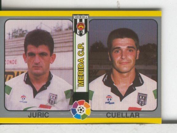 Cromos: Futbol Total Liga 95: Merida: Juric y Cuellar