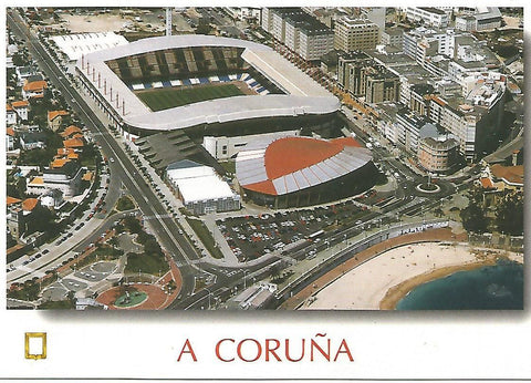 Postal 52680: LA CORUÑA. Estadio de futbol de Riazor