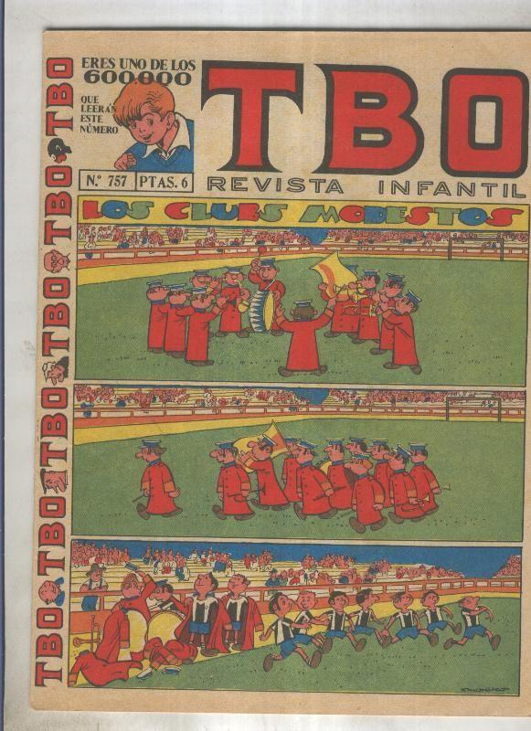 TBO numero 757: Los clubs modestos (moreno)