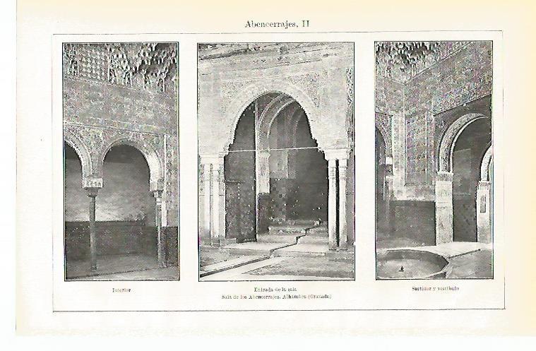 LAMINA De ESPASA 0047: Abencerrajes II. Alhambra Granada
