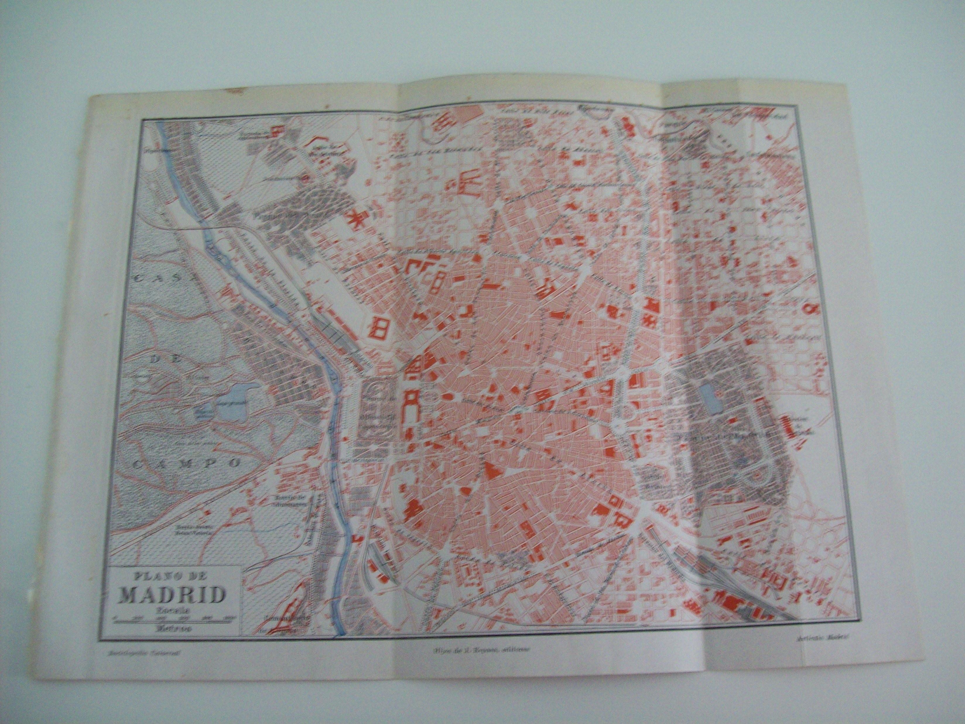 LAMINA ESPASA 1548: Plano de Madrid
