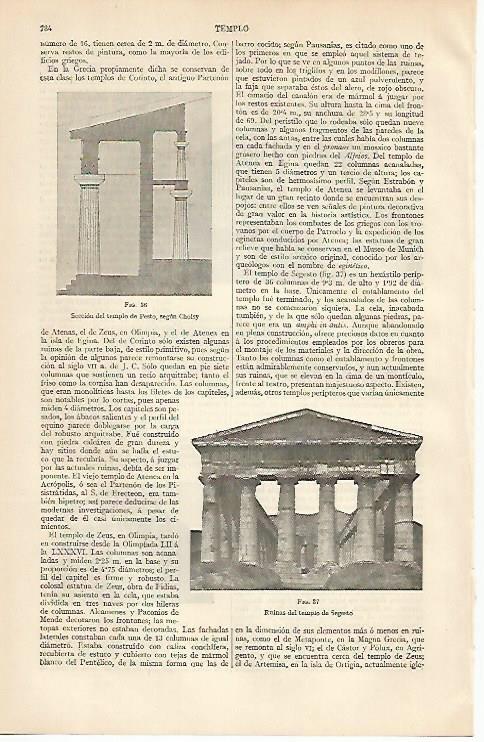 LAMINA ESPASA 2724: Templo de Segesto