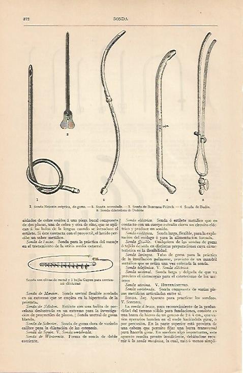 LAMINA ESPASA 7505: Sonda Nelaton