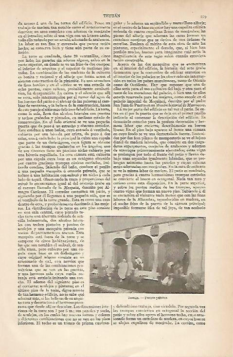LAMINA ESPASA 8312: Fuente publica en Tetuan Marruecos