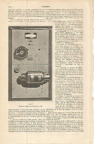 LAMINA ESPASA 9347: Maquina de llamada a frecuencia vocal