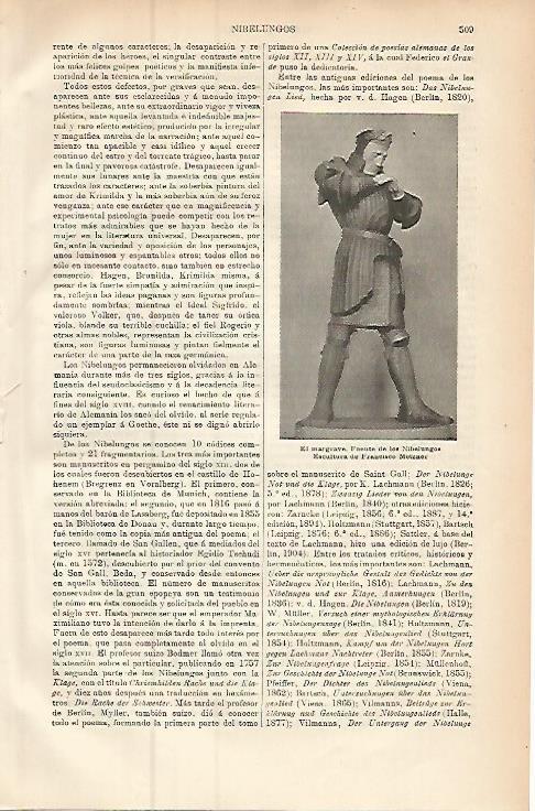 LAMINA ESPASA 9438: El magrave escultura de Metzner