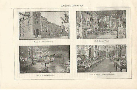 LAMINA ESPASA 12858: Museo de Artilleria de Madrid