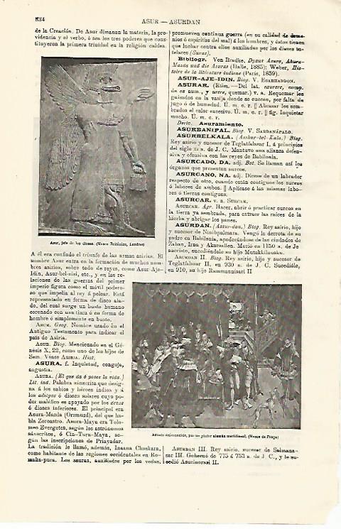 LAMINA ESPASA 12934: El dios Asur