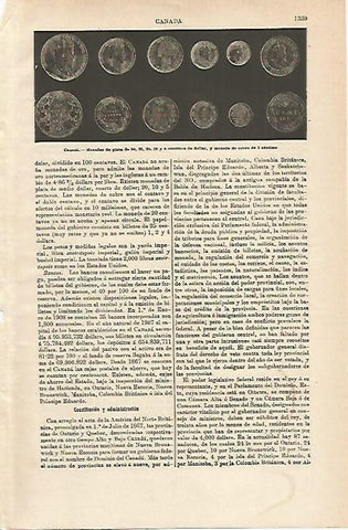LAMINA ESPASA 14813: Monedas de Canada