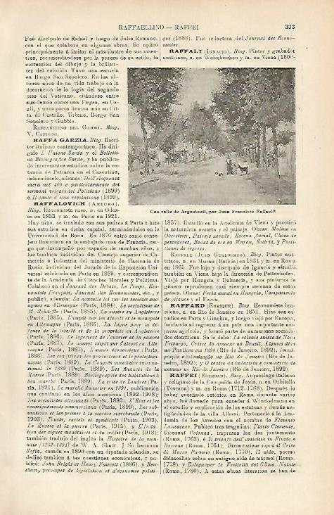 LAMINA ESPASA 5024: Una calle de Argenteuil por Raffaelli