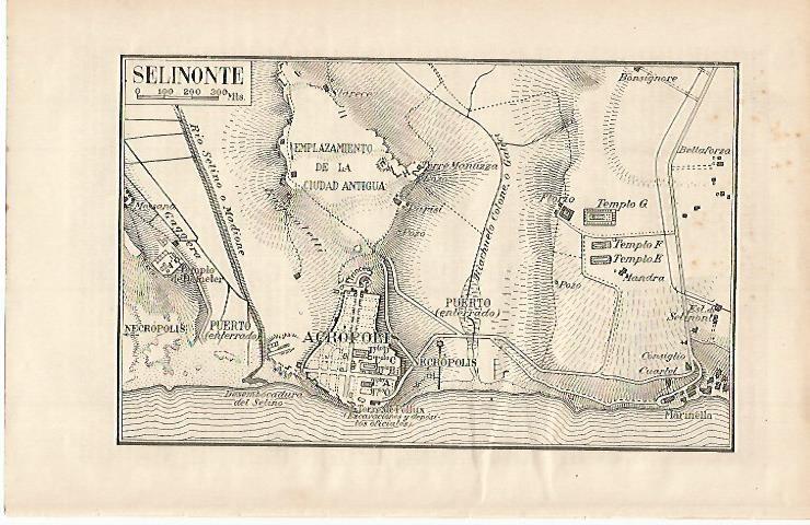 LAMINA ESPASA 637: Plano de Selinonte Sicilia